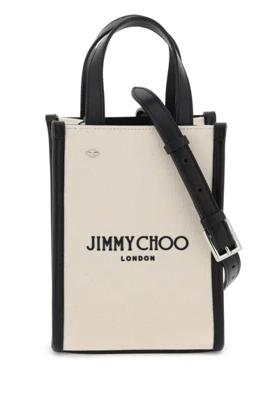 Jimmy Choo N/s Mini Tote Bag In Nero