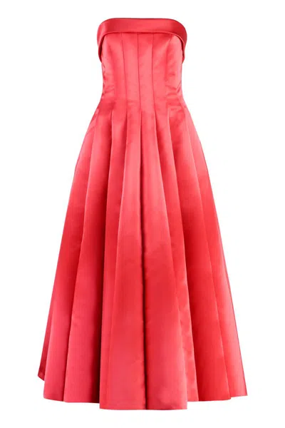 Philosophy Di Lorenzo Serafini Corset Dress In Fuchsia