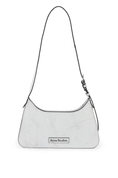 Acne Studios Platt Mini Shoulder Bag In Bianco