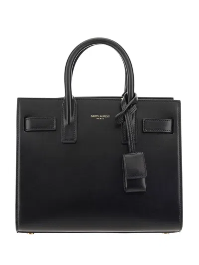 Saint Laurent Sdj Handbag In Nero/nero