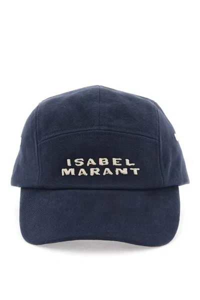 Isabel Marant Tedji Baseball Cap In Blu