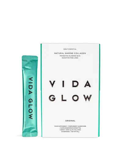 Vida Glow Natural Marine Collagen Sachets Original 90g In White