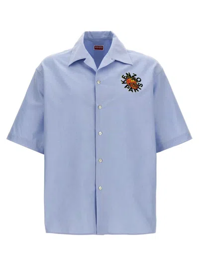 Kenzo ' Orange' Shirt In Blue