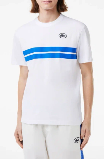Lacoste Paris Classic Fit Graphic T-shirt In Blanc
