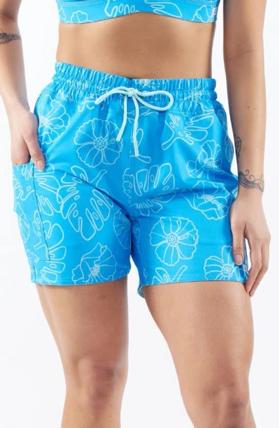 Tomboyx 5-inch Reversible Board Shorts In Keep Palm