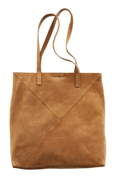 Mango Shopper Bag In Medium Brown