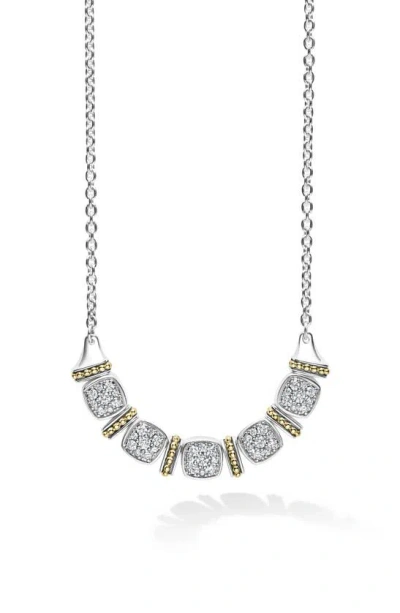 Lagos Rittenhouse Diamond Pavé Pendant Necklace In Silver