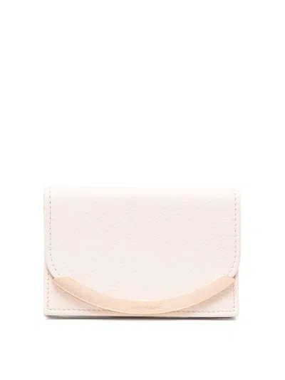 See By Chloé Leather Purse With Detail In Beige
