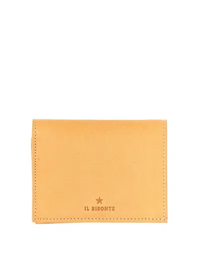 Il Bisonte Small Leather Wallet In Light Brown