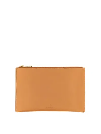 Il Bisonte Leather Case In Light Brown