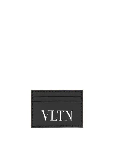 Valentino Garavani Card Holder Vltn In Black