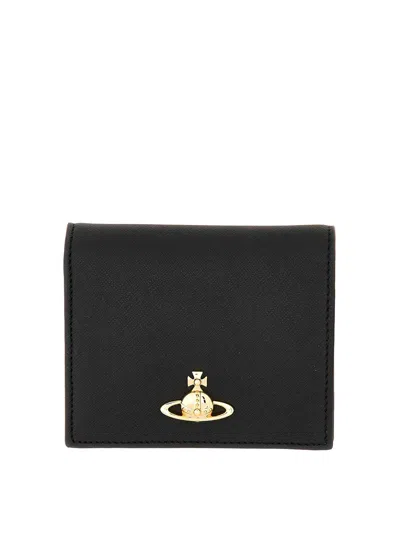 Vivienne Westwood Bi-fold Wallet In Black