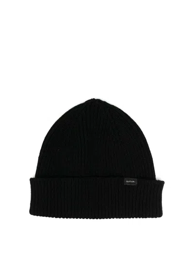 Paul Smith Cashmere Beanie In Black
