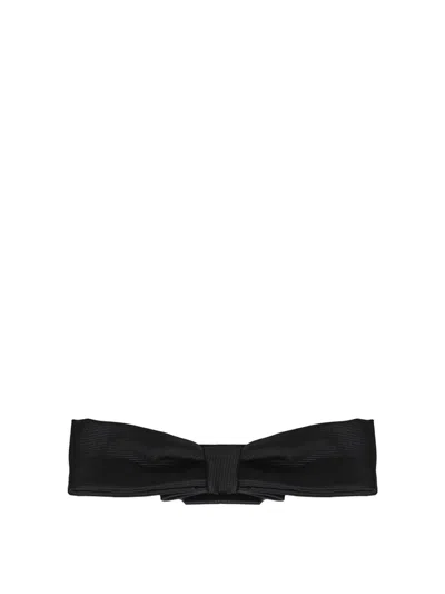Dsquared2 Silk Bow Tie In Black