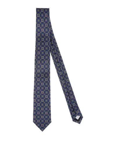 Errico Formicola Silk Tie In Multicolour