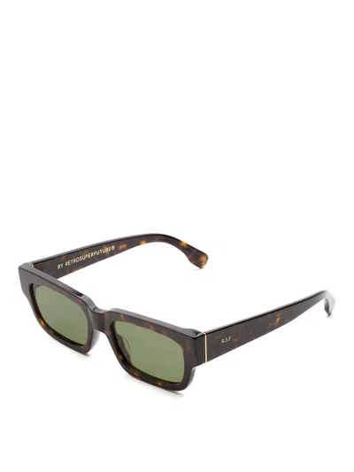 Retro Super Future Glasses In Brown