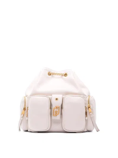 Liu •jo Backpack Logo In White