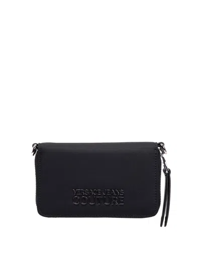 Versace Jeans Couture Multipocket Mini Bag In Gold