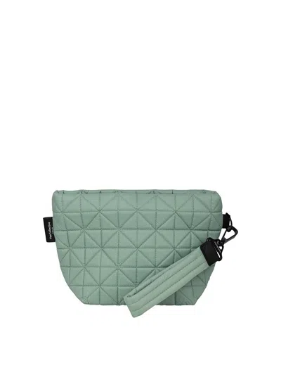 Veecollective Vee Collective Padded Clutch In Blue