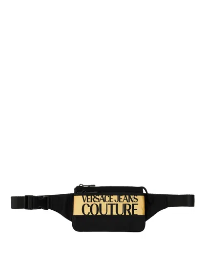 Versace Jeans Couture Pouch With Logo In Black