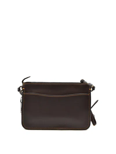 Coach Leather Bag In Black