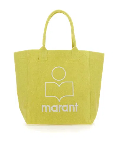 Isabel Marant Yenky Tote Bag In Yellow