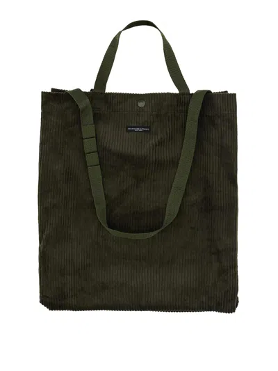 Engineered Garments Designer Men's Bags "all Tote" Bag In Green