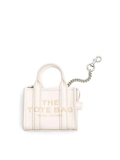 Marc Jacobs The Nano Tote Charm In White