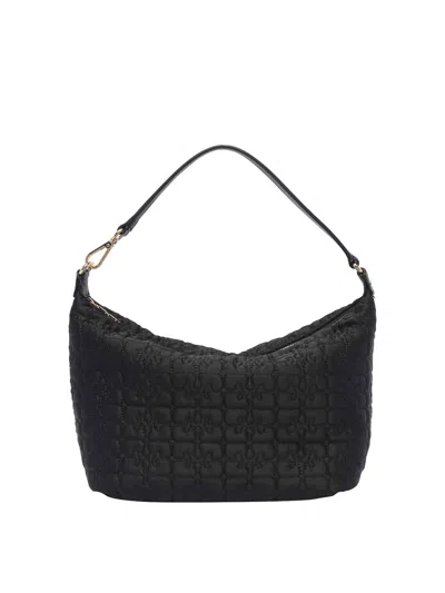 Ganni Butterfly Small Hand Bag In Black