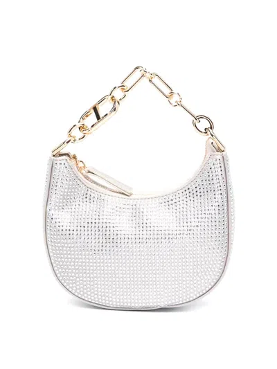 Twinset Mini Croissant Bag In Silver
