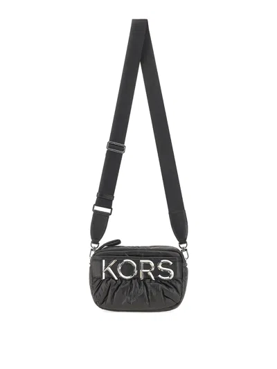 Michael Michael Kors Camera Bag With Logo In Black
