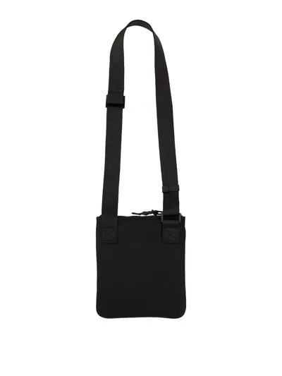 Versace Jeans Couture V-emblem Bag In Black