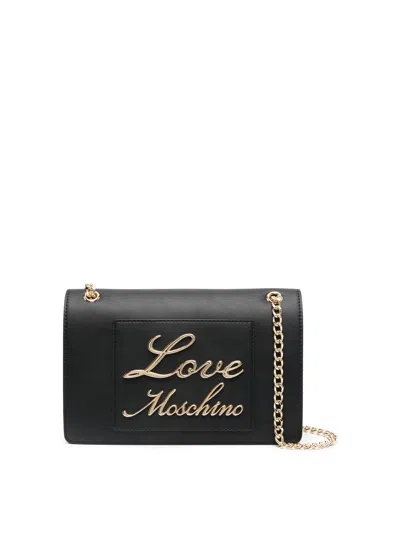 Love Moschino Bag With Logo In Black