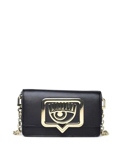 Chiara Ferragni Leather Bag In Black