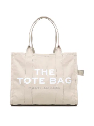 Marc Jacobs The Traveler Large Canvas Tote Bag In Beige