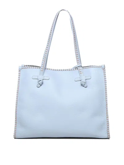 Gianni Chiarini Marcella Leather Bag In Blue