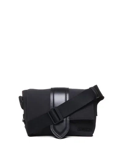 Jacquemus Le Petit Messenger Bambin Bag In Black