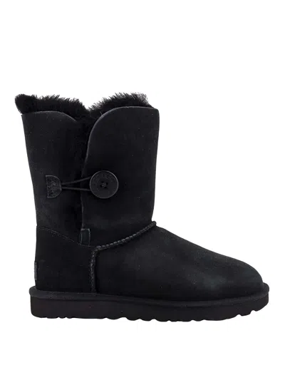 Ugg Suede Boots In Black