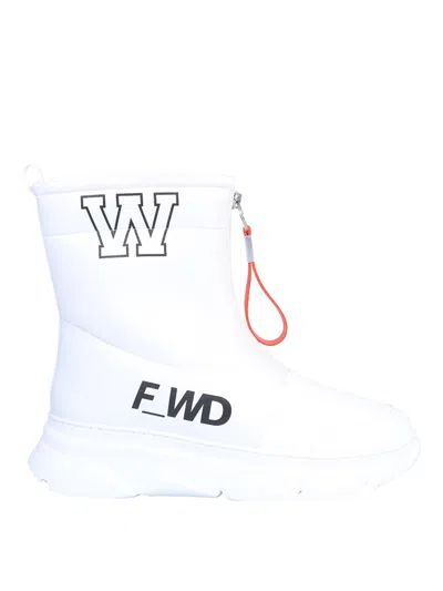 Fwrd Leather Boot In White