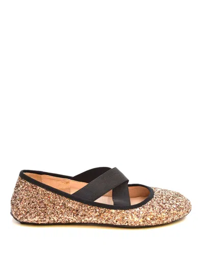 Car Shoe Gold Ballet