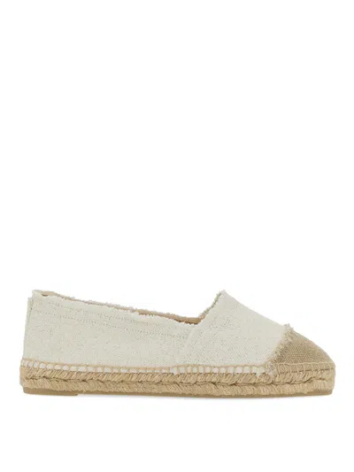 Castaã±er Kampala Flat Espadrilles In White