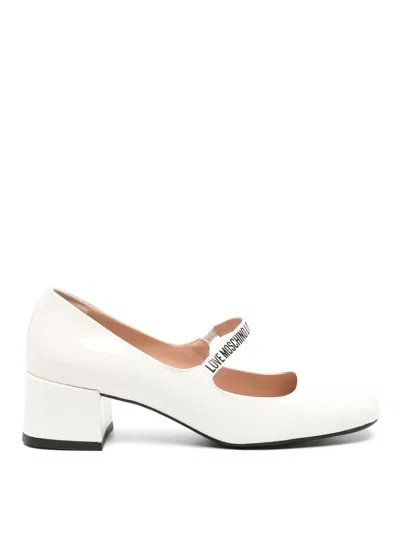 Love Moschino Half Heel Shoes White