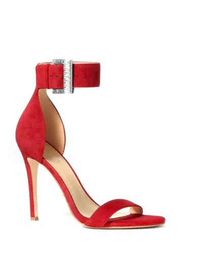 Michael Kors Stiletto Sandals In Red
