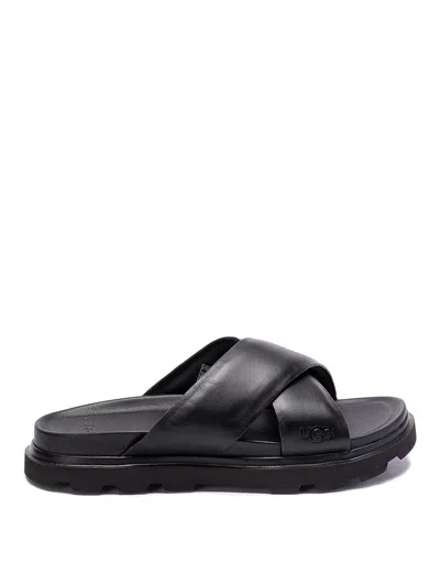 Ugg Capitola Sandals In Black