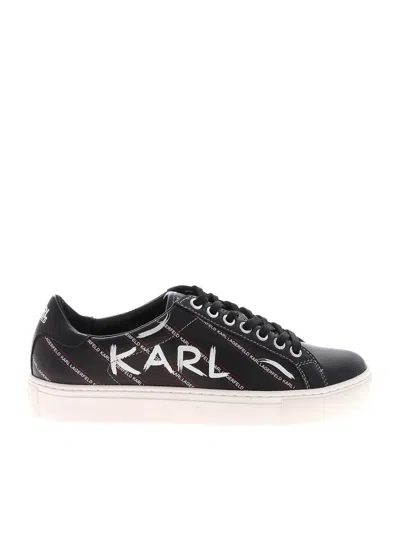 Karl Lagerfeld Kupsole Icon Trainers In Black
