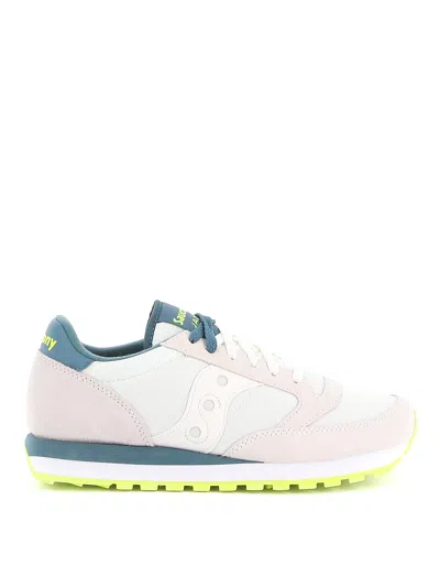 Saucony Jazz Original Suede And Fabric Sneakers In White