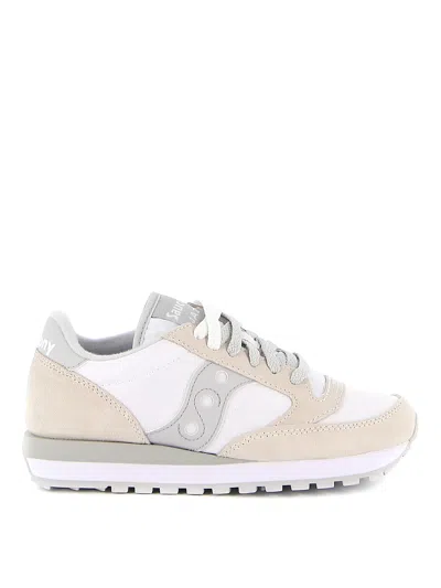 Saucony Jazz Original Suede And Fabric Sneakers In White
