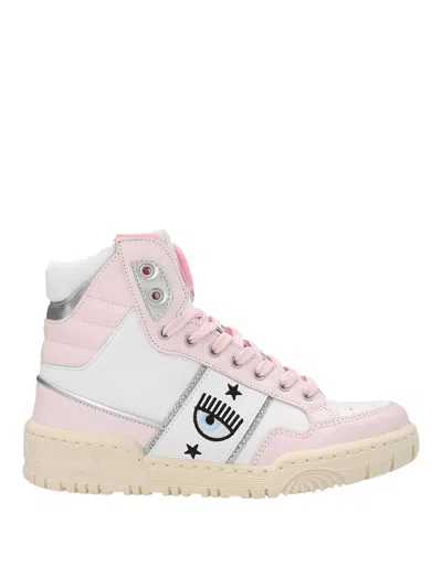 Chiara Ferragni Cf1 High-top Sneakers In Light Pink