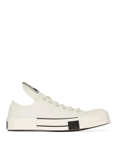 Rick Owens X Converse Drkstar Low-top Sneakers In White