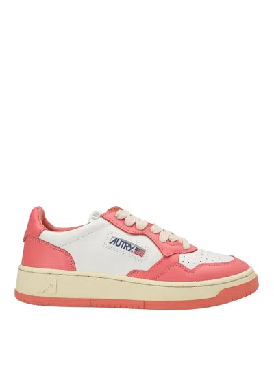 Autry Low Trainer In Pink